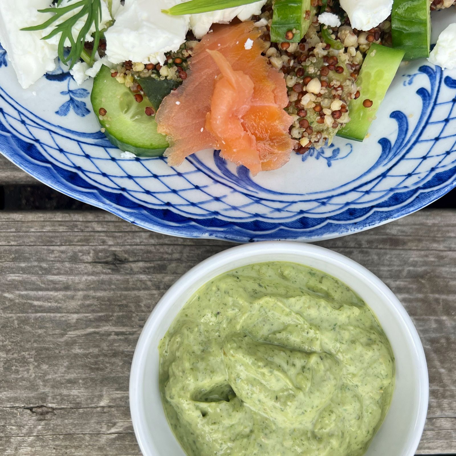Äntligen Helg med Suzanne Ribbing: Gudomlig grön dressing