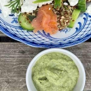 Äntligen Helg med Suzanne Ribbing: Gudomlig grön dressing