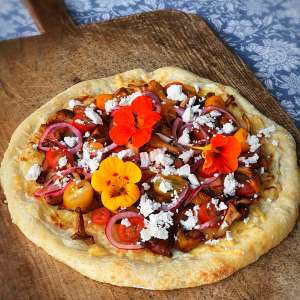 Äntligen helg med Suzanne Ribbing: Kantarellpizza