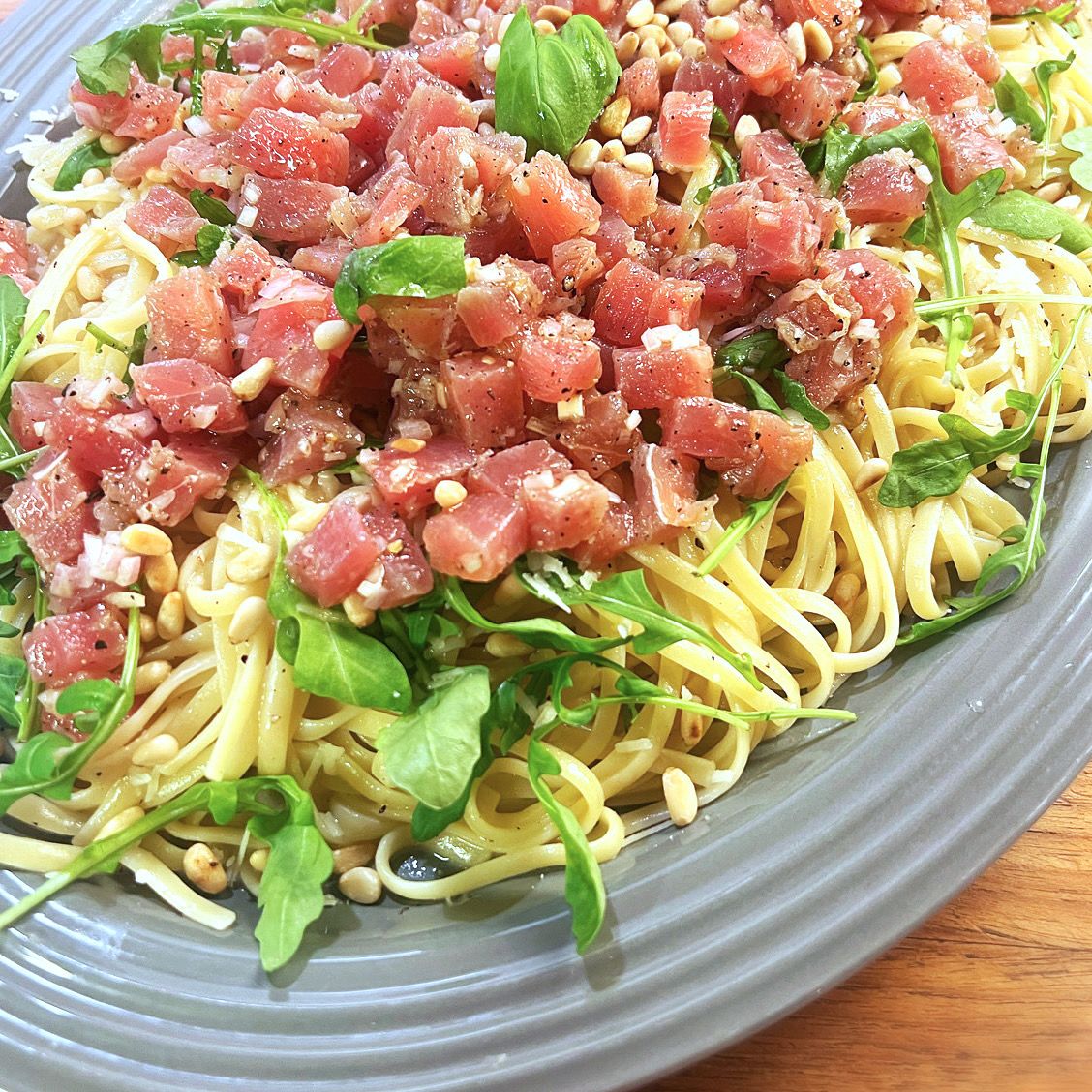 Äntligen Helg med Suzanne Ribbing: Linguine med tonfisktartar