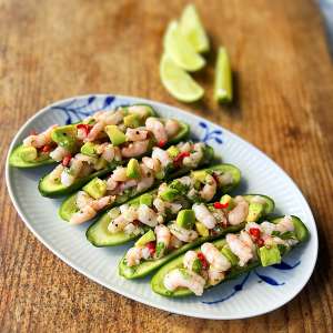 Äntligen Helg med Suzanne: minigurka med ceviche