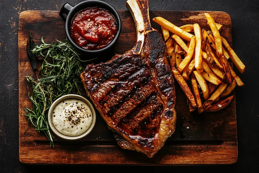 En fin bit kött och smakrikt rött i glaset
