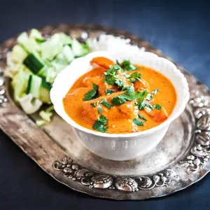 Fish tikka curry
